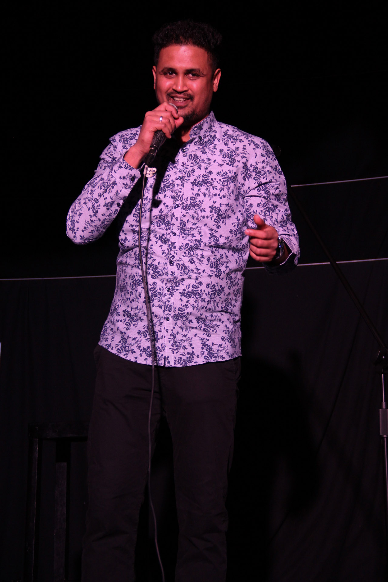 Comedian Malinda Perera