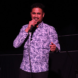 Comedian Malinda Perera